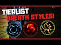 Ranking Every Single Breathing Style In DemonFall Tierlist Roblox