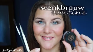vlog mijn wenkbrauw routine