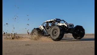 Arrma Fireteam Bash at the Beach with Proline Dumont Paddle Tires