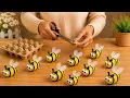 Turn Egg Cartons Into Cute Bumble Bees Easy DIY Recycling Craft