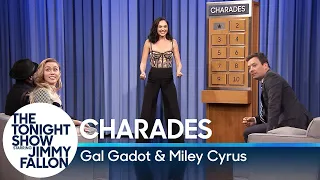 charades with gal gadot and miley cyrus