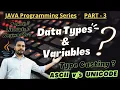 DATA TYPES Tokens Keyword Variables Type Casting detailed explanation - by Manish sir VEPS