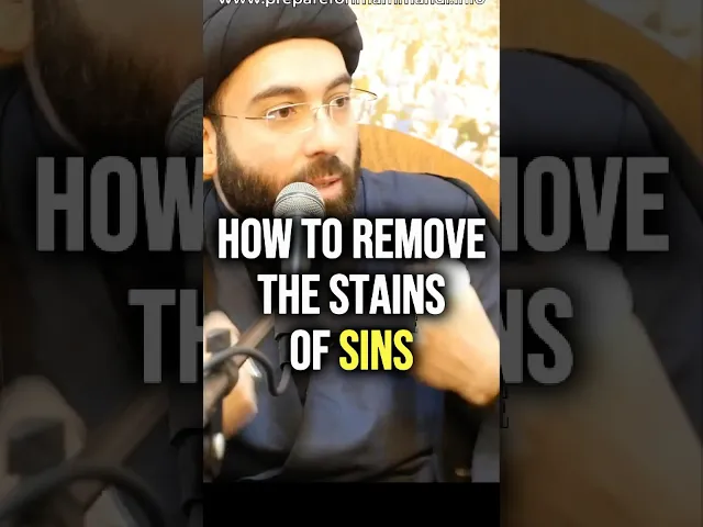 ⁣How to Remove Stains of Sins | Sayed Mahdi Modarresi #imammahdi #prophetmuhammad #ahlulbayt
