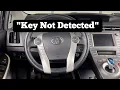 How To Start A 2010 - 2015 Toyota Prius With Key Not Detected