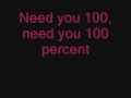 Need U (100%)-Duke Dumont ft A*M*E lyrics