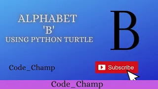 Draw letter B using Python Turtle python turtle python turtle graphics