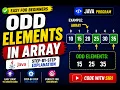 Print Odd Elements in Array in Java Easy Logic for Beginners