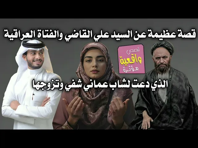 ⁣قصة عظيمة عن السيد علي القاضي والفتاة العراقية الذي دعت للشاب العماني الذي شفي على يدها وتزوجها