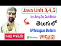 Java Unit 3 4 5 AWT SWING APPLET