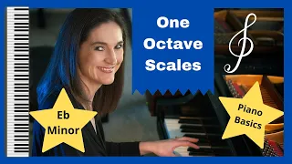Piano Scales Eb Minor One Octave Fingering and How To Play Hands Together Natural Minor