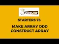 CodeChef Starters 76 Solutions Make Array Odd Construct Array