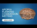 Apopka Planning Commission Meeting April 14 2026