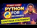 Continue Statement in Python Python Tutorials For Beginners