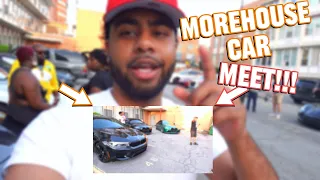crazy morehouse car meet in atl