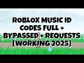 Download Lagu Roblox Music ID Codes Requests + Bypassed + All Full Length [Working 2025]