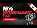 Download Lagu 15% Withholding Tax Explained for Canadian Investors | U.S. Listed vs Canadian Listed Stocks \u0026 ETFs