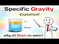Specific Gravity The Hidden Rule of Floating Objects