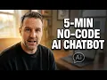 I Set Up an AI Chatbot in 5 Minutes No Code