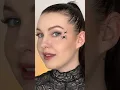 How to draw tiny eyeliner spiders
