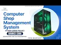Computer Shop Management System Python Django Project
