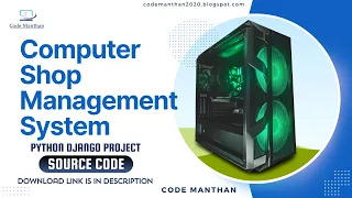 Computer Shop Management System Python Django Project