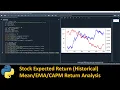 Python Expected Returns Management using PyPortfolioOpt