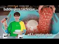 Doing the Bubble Glaze Technique with Regular Glazes no underglazes needed