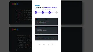 How to Create Animated Progress Steps