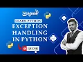 Python Exception Handling Tutorial in Hindi Try Except Finally Raise Techstack Academy