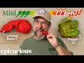 Smokin Ed Currie Ed Currie Blind Tastes 12 of The World s Hottest Peppers Hot Takes Epicurious