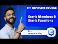 Static Members Static Functions C Programming