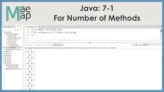 Java 7-1 For Number of Methods