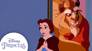 belle meets the beast beauty and the beast disney princess