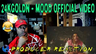 Download 24kGoldn   Mood Official Video ft  iann dior - Producer Reaction MP3