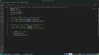 Python run folder package with without - m with