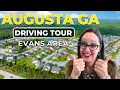 Augusta GA Neighborhood Tour Evans Georgia FULL VLOG TOUR