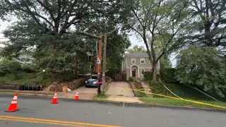 Storms cause power outages damages to roads and homes in the DMV