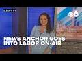 Download Lagu Morning news anchor goes into labor while on the desk, continues anchoring morning show