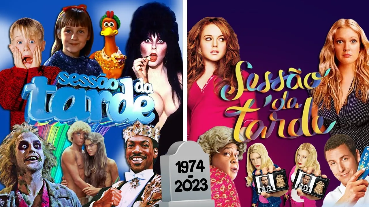 O AUGE e o FIM da SESSÃO DA TARDE (1974-2023)