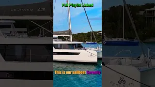 We Sailed To Atlantis On Our Catamaran!!  #sailing #boating