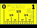 How to Find 0.875 Inches on a Ruler or Tape Measure