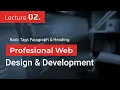 Basic HTML Tags paragraph headings 2