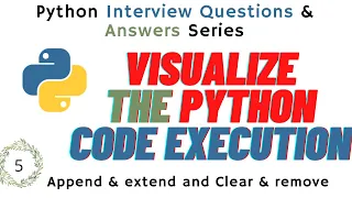 Difference between append extend and clear remove built-in functions in list-Visualize the code
