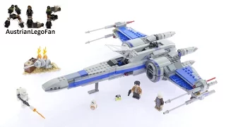 Lego Star Wars 75149 Resistance X-Wing Fighter™ - Lego Speed Build Review