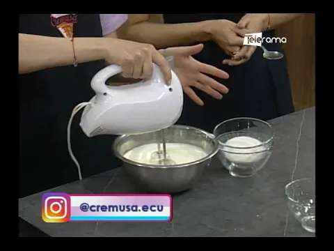 Hoy preparamos wafles con helado