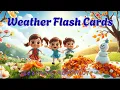 Learn Weather Seasons for Kids Fun Flashcards Interactive Learning
