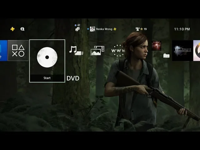 The Last of Us Part II Ellie Dynamic Theme PS4