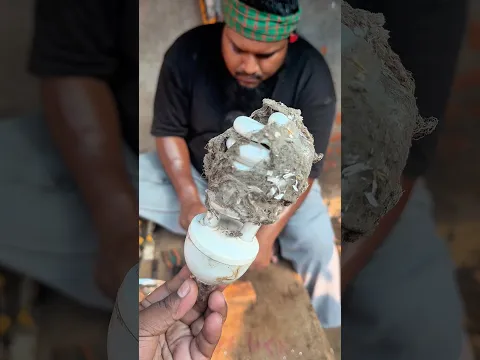 Amazing Lamp Made from an Old Light Bulb | Creative DIY Craft. #viral #shorts #yt