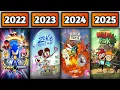 NICKTOONS CURRENT ANIMATED TV SERIES PROGRAMMING 2002-2026