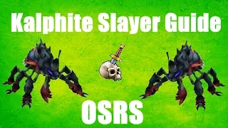 Kalphite Slayer Task Guide 2007 Location Loots Oldschool Runescape OSRS